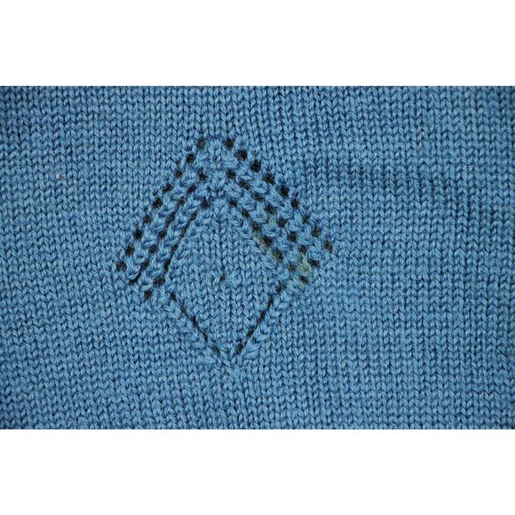 Geiger Collections Austria Blue Wool Cardigan Sweater M - Picture 4 of 8